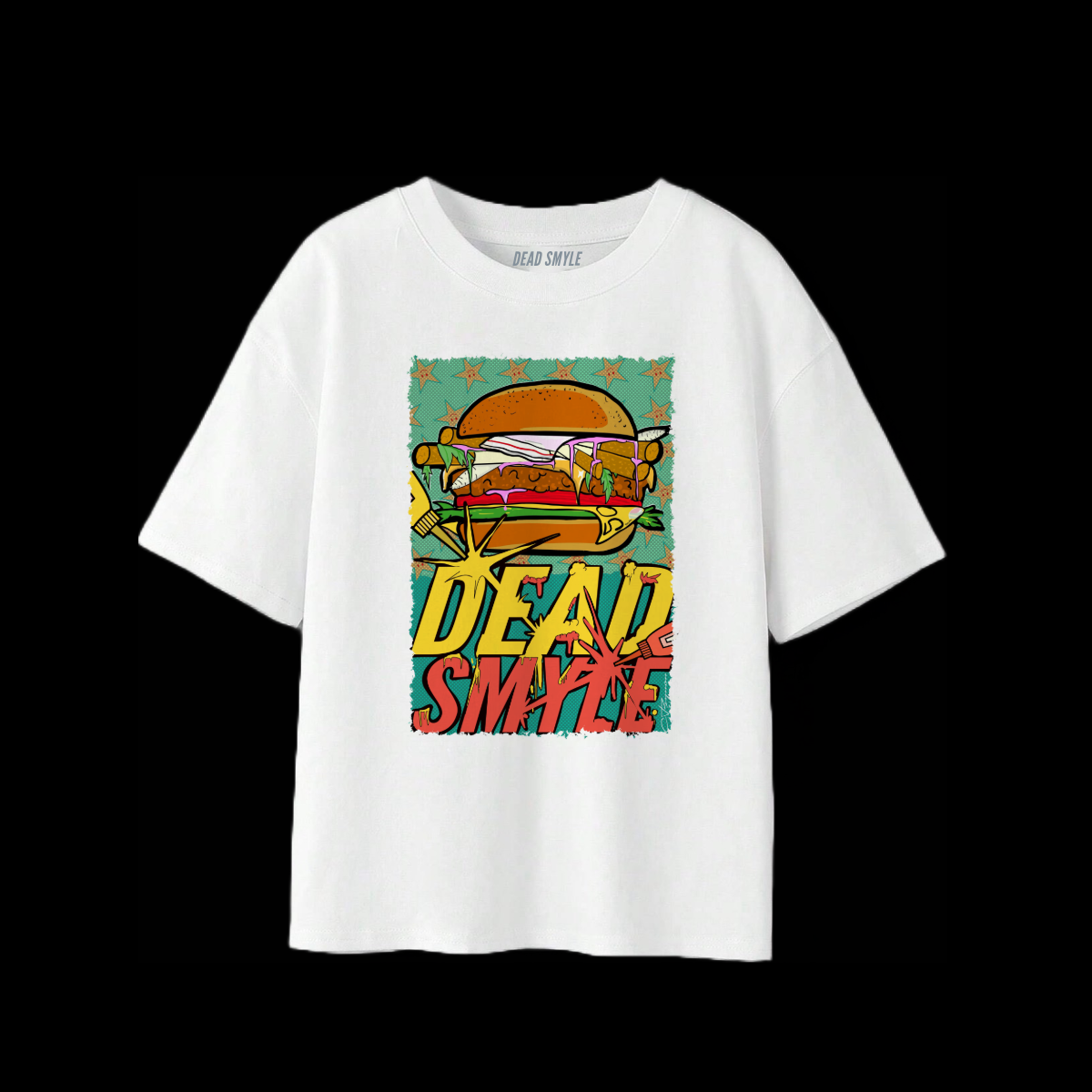 DEAD SMYLE - Works Burger Box Tee - White