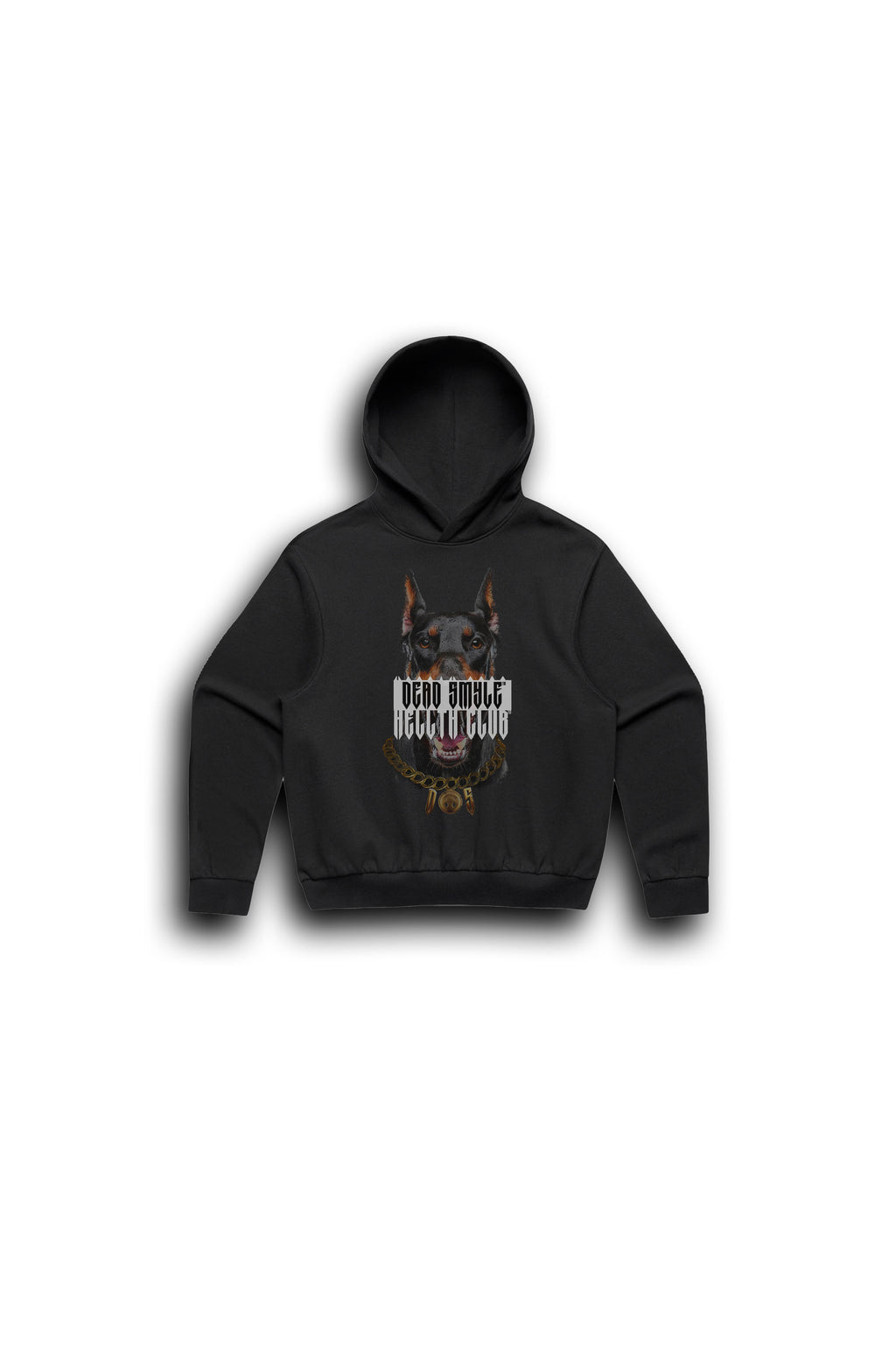 DEAD SMYLE - DOBERMAN BOX HOOD - NERO