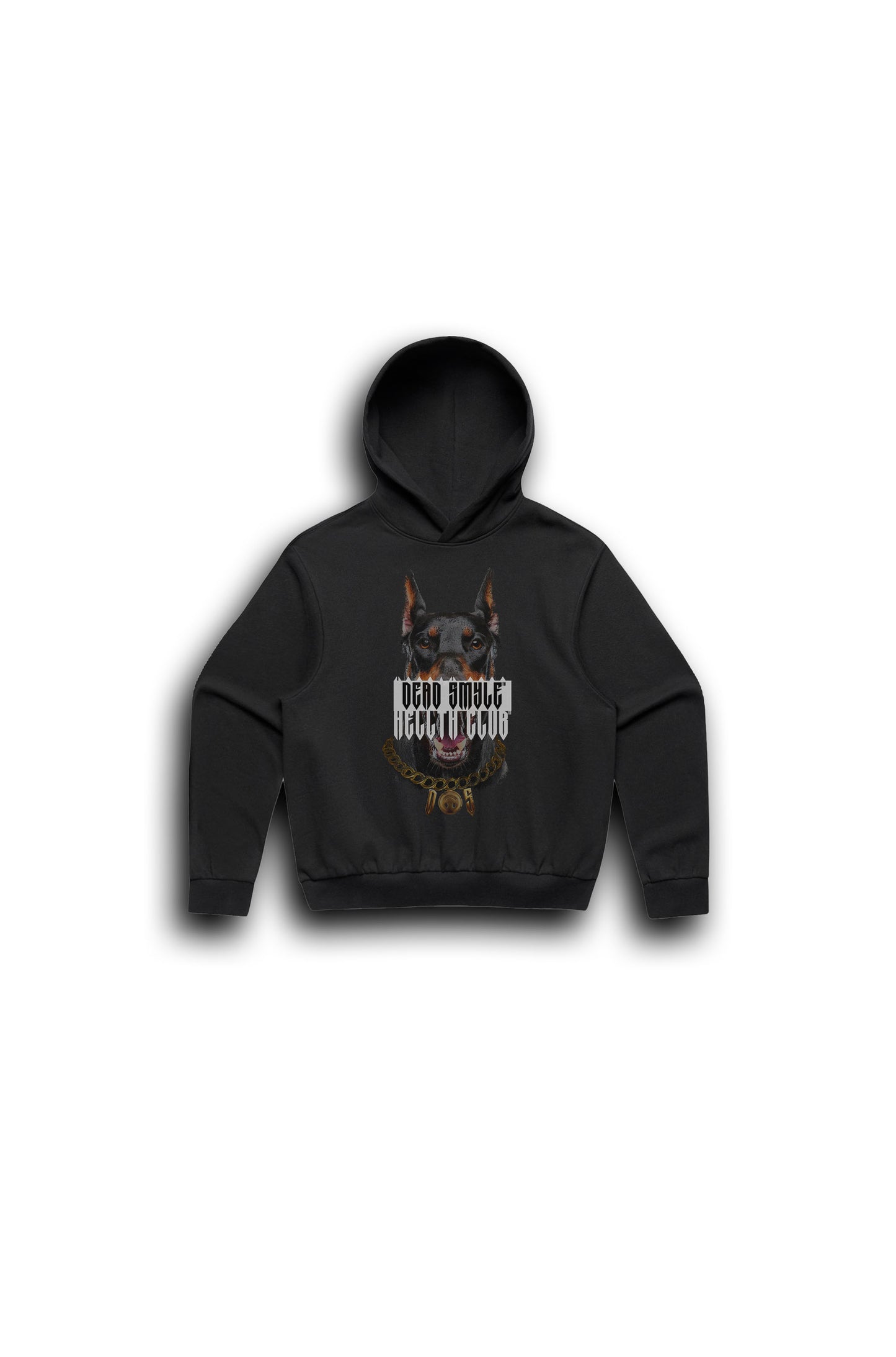 DEAD SMYLE - DOBERMAN BOX HOOD - NERO