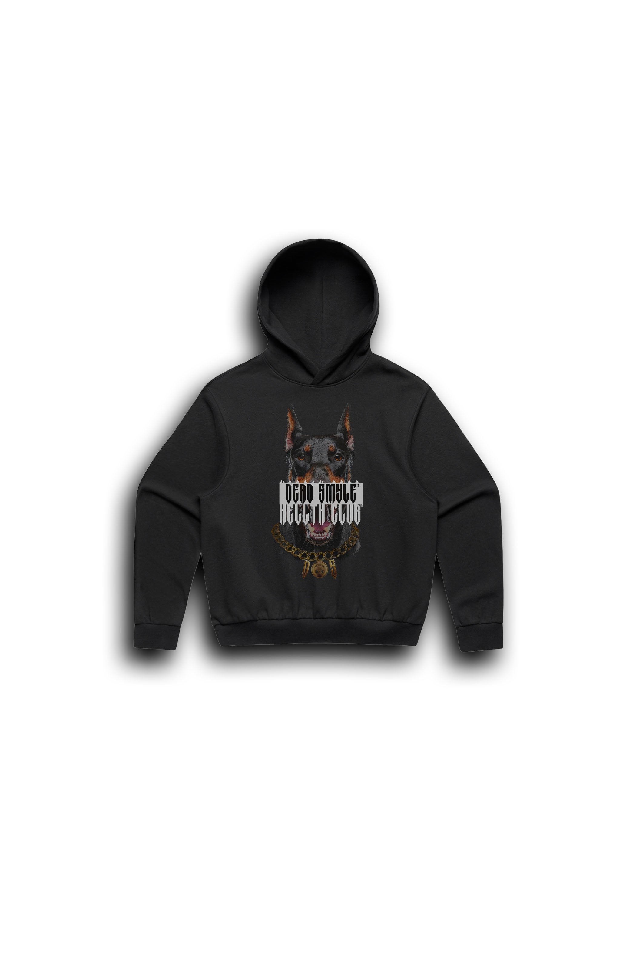 DEAD SMYLE - DOBERMAN BOX HOOD - NERO
