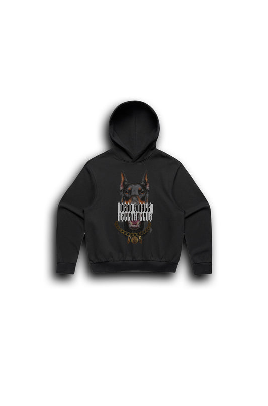 DEAD SMYLE - DOBERMAN BOX HOOD - NERO