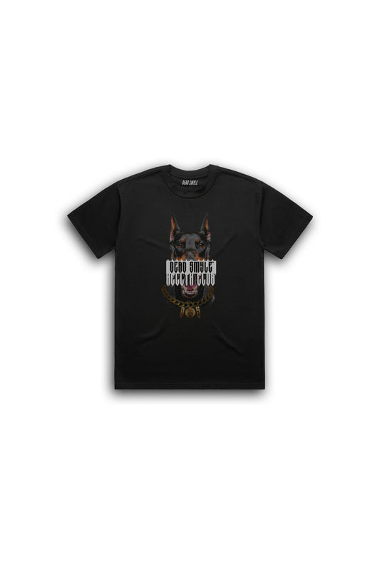 DEAD SMYLE - DOBERMAN BOX TEE - NERO