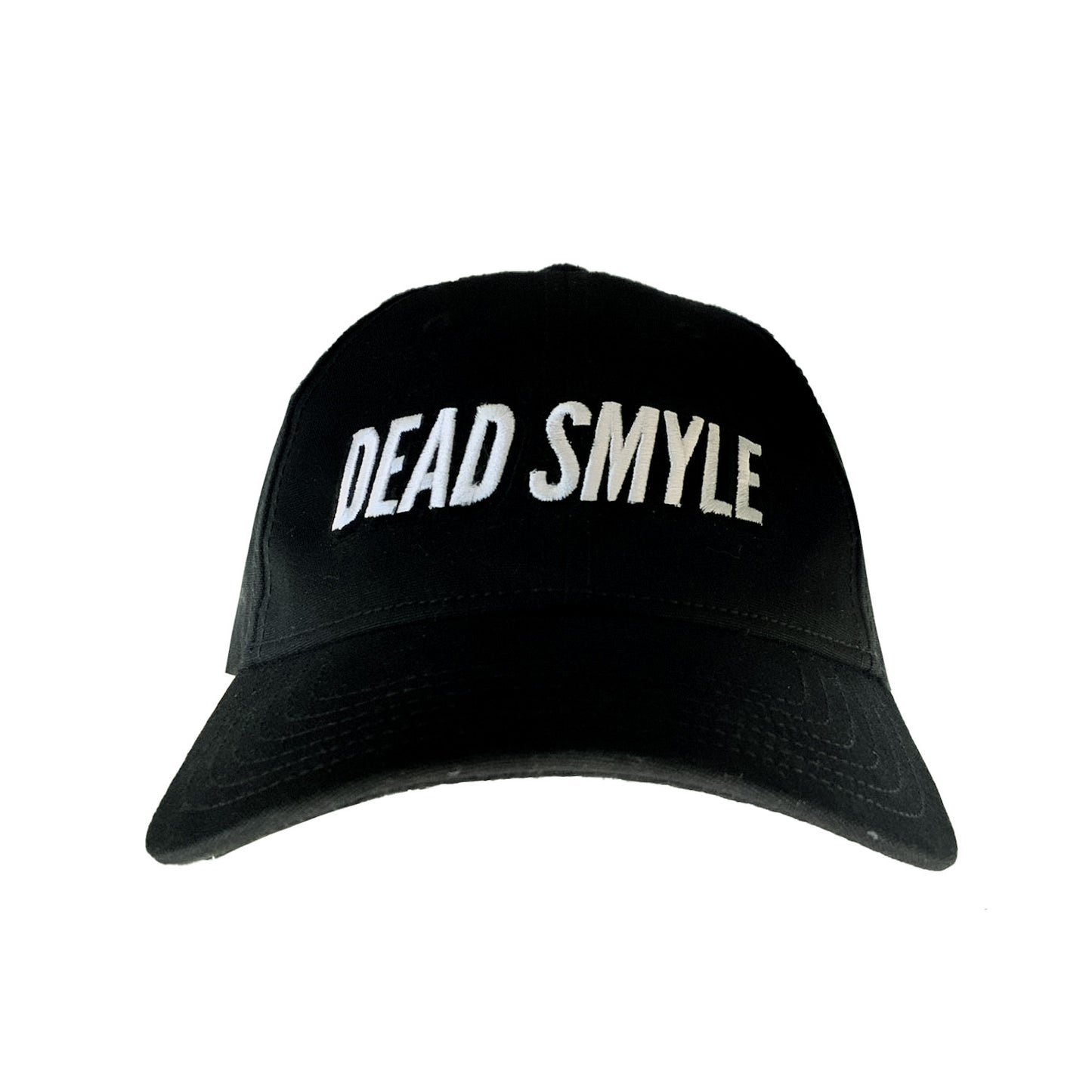 Organic Dead Smyle Dad Hat - Black / White