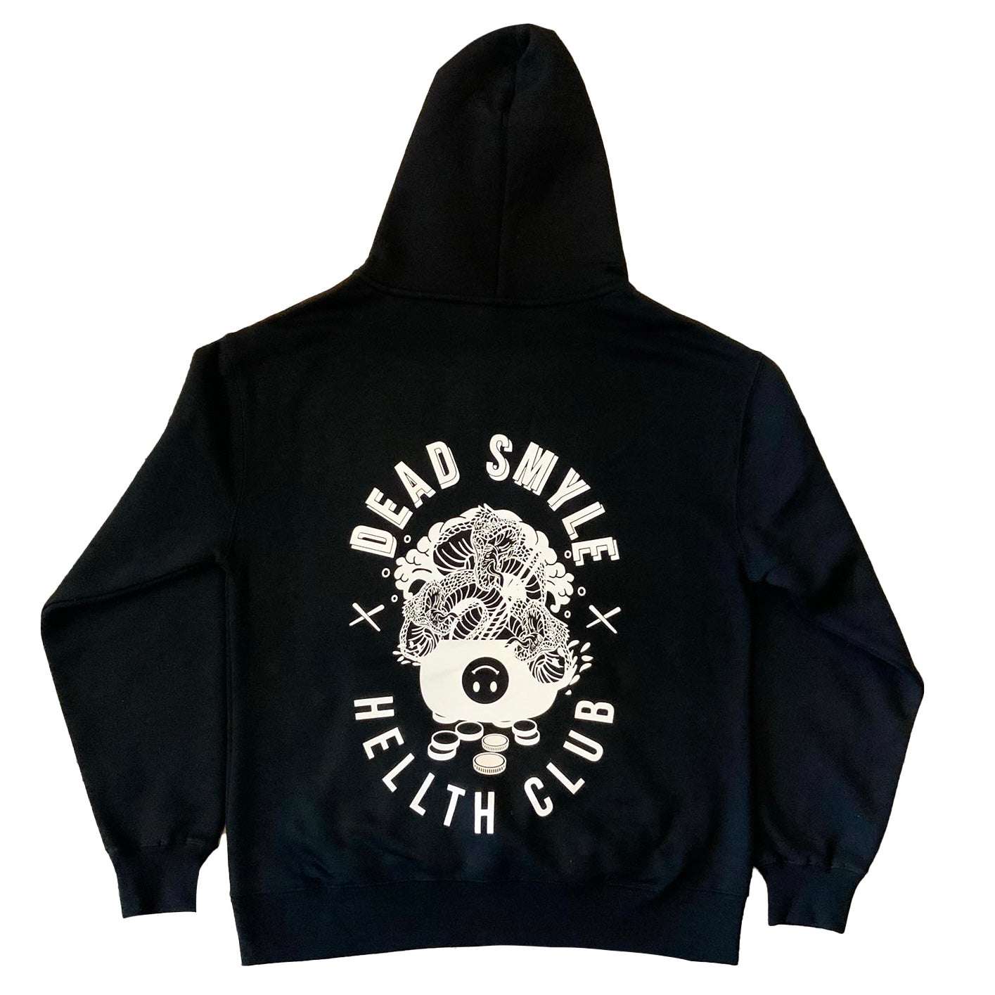 Hellth Club Oversized Hood - Black